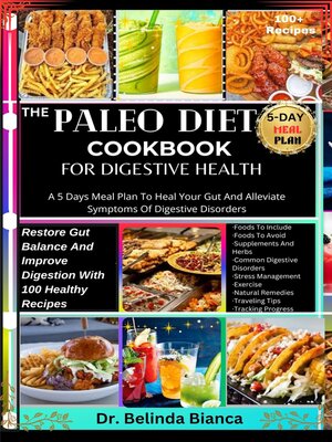 cover image of THE PALEO DIET COOKBOOK FOR DIGESTIVE HEALTH